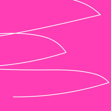 A pink coloured area with a white scratch on top.