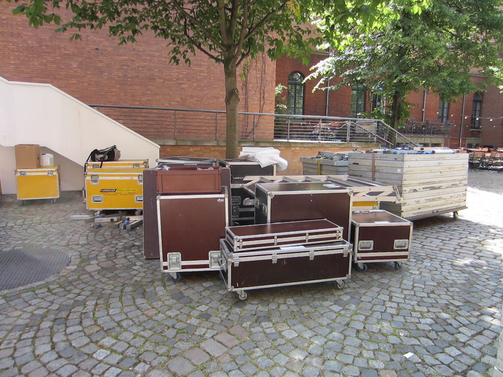 05 Aufbau Festivalzentrum
